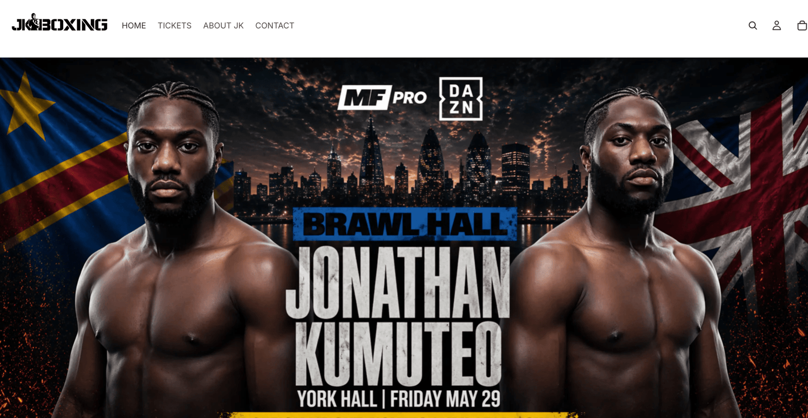 JK Boxing Website Build & Setup
