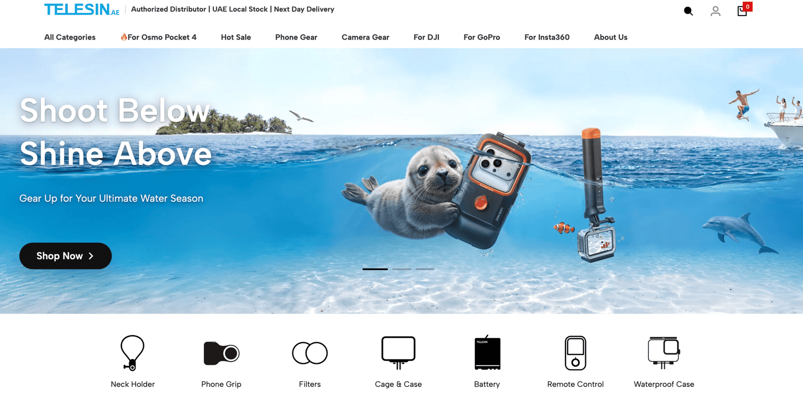Telesin UAE B2B Shopify Store Development